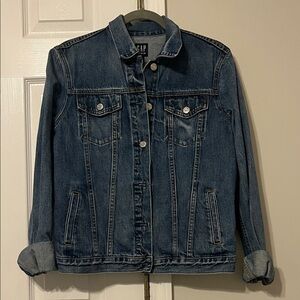 GAP Dark Wash Denim Jacket